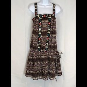 Embroidered mini dress. Boho Chic! MissMe Couture
